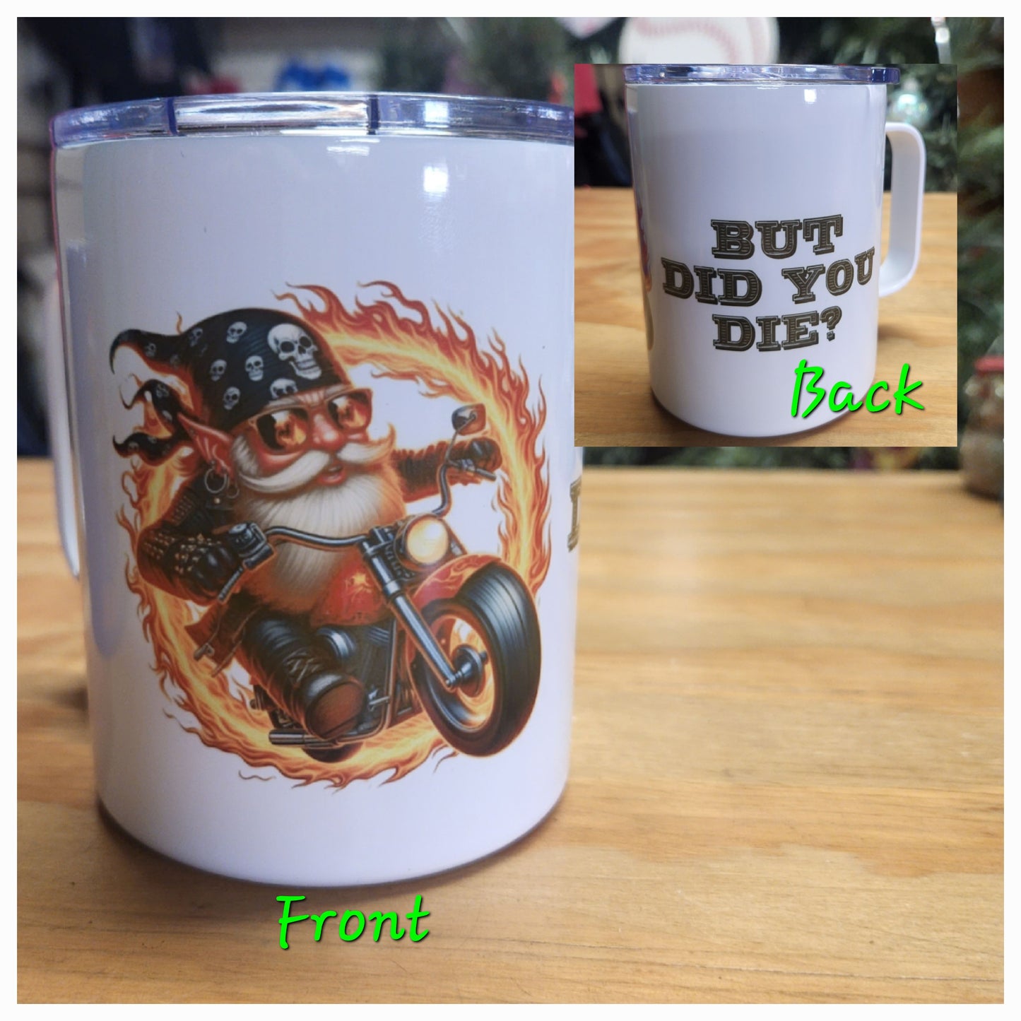 Aluminum Coffee Mugs with metal straw, brush cleaner and Lid