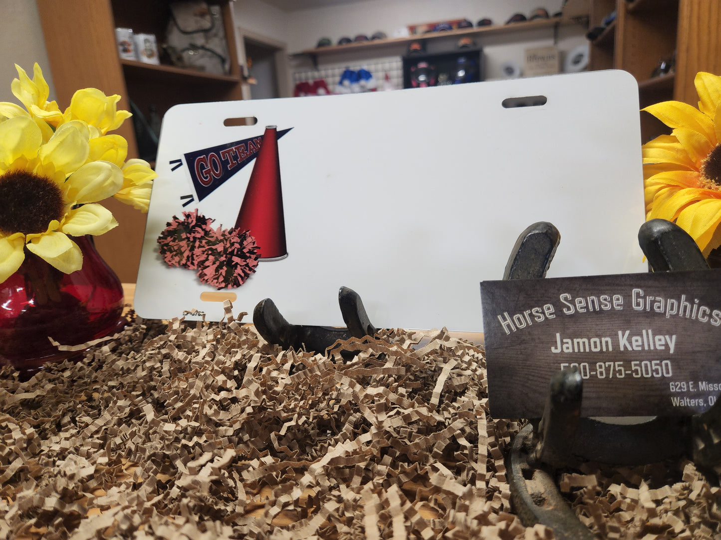 Sports License Plates ready for your Name, team or number!