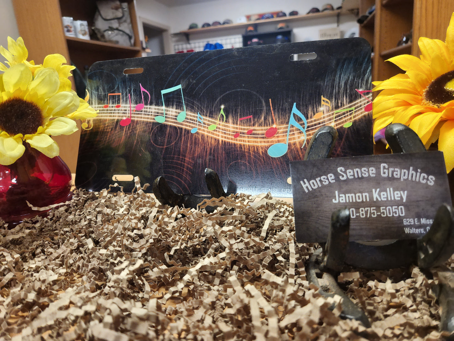 Music Notes License Plates ready for custom name !