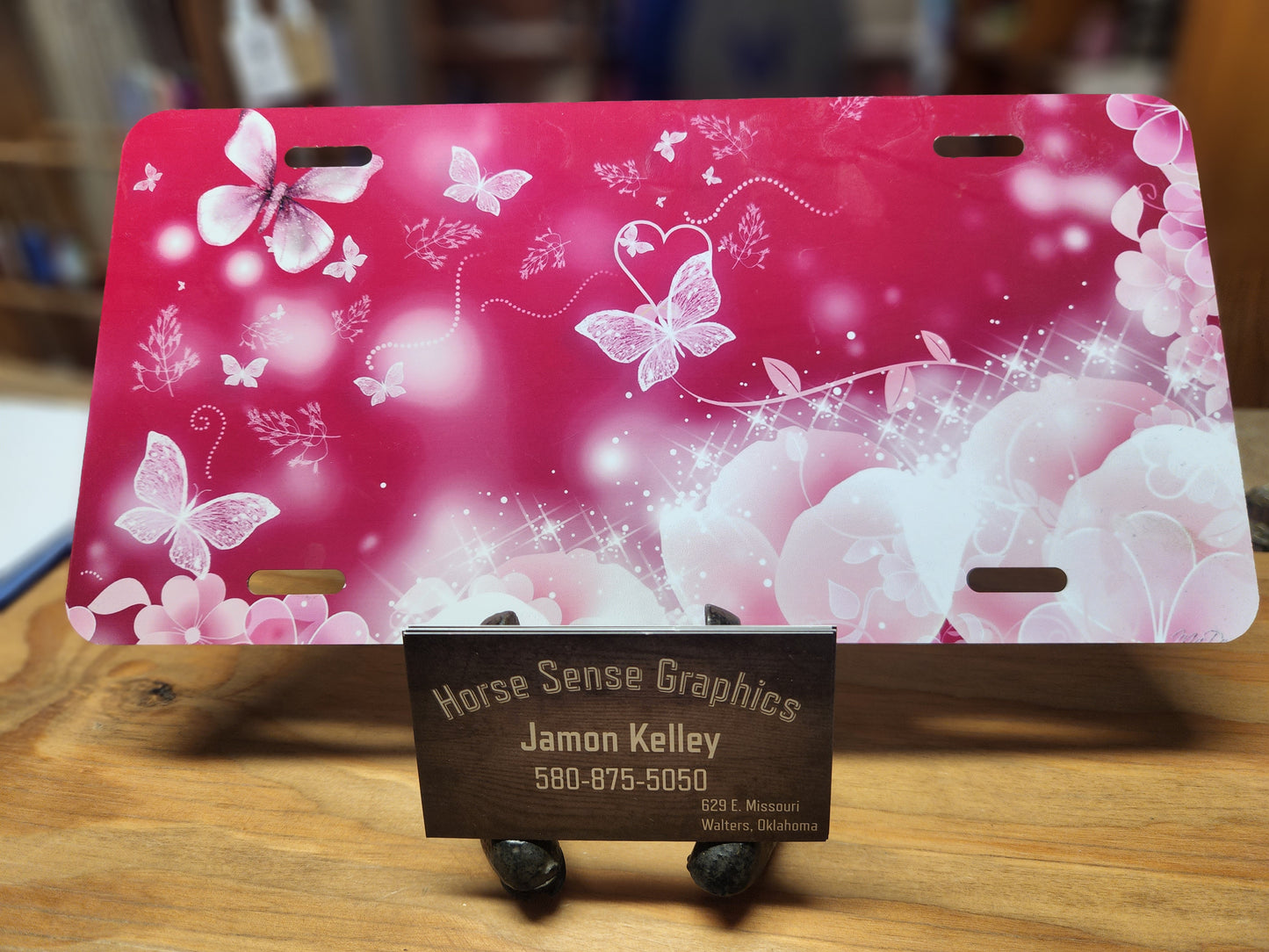 Butterfly License Plates