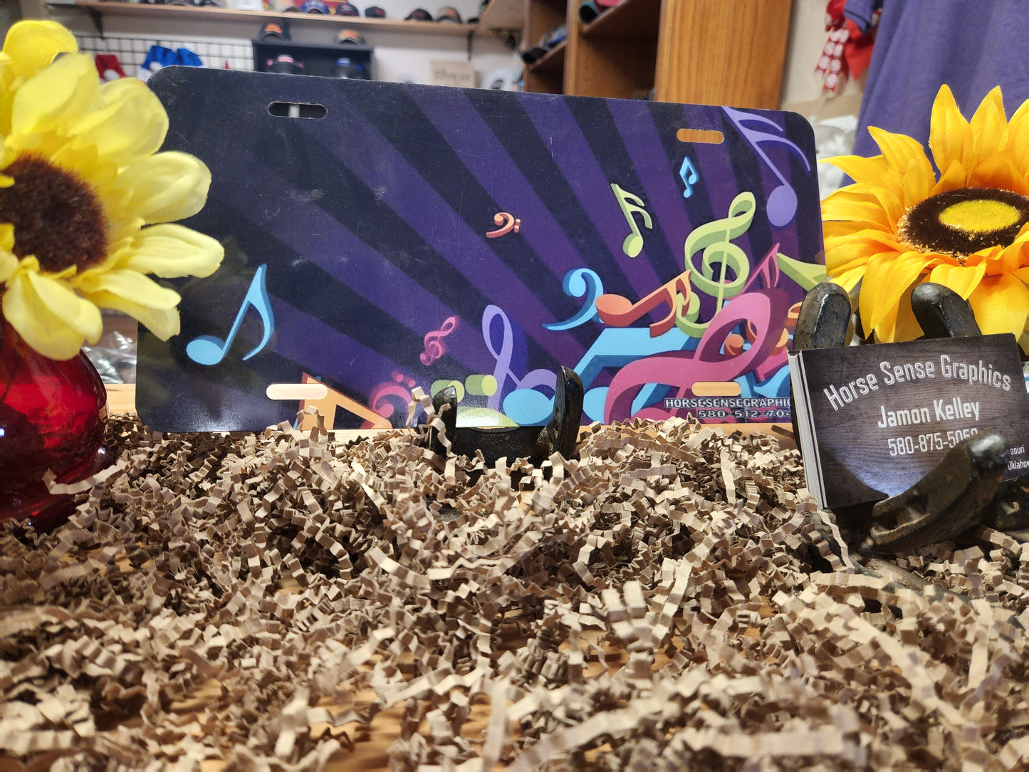 Music Notes License Plates ready for custom name !