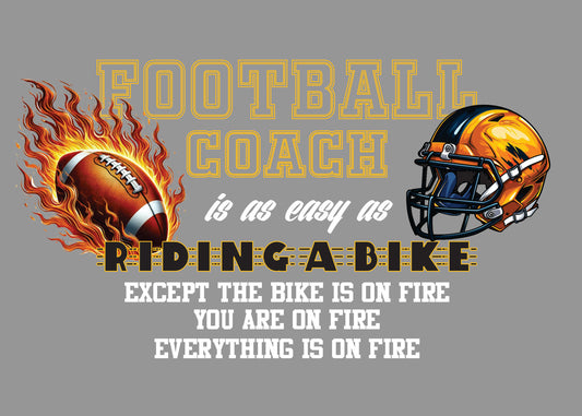Being a Football Coach is like Riding a Bike