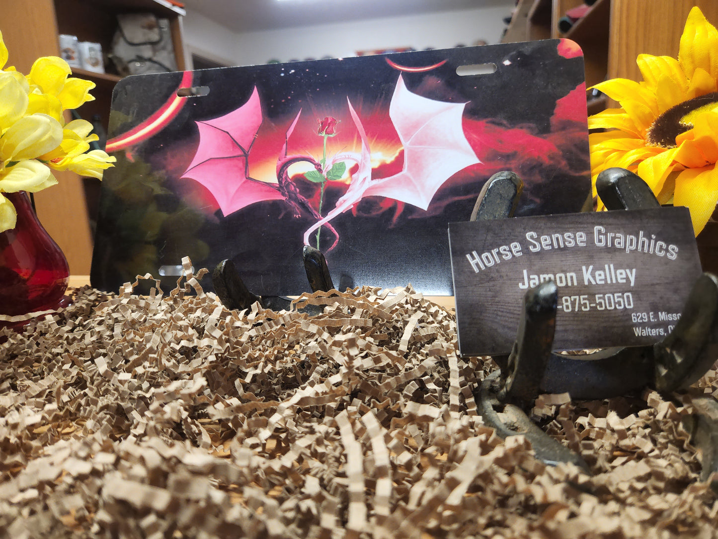 License Plates Hearts and Love add a name