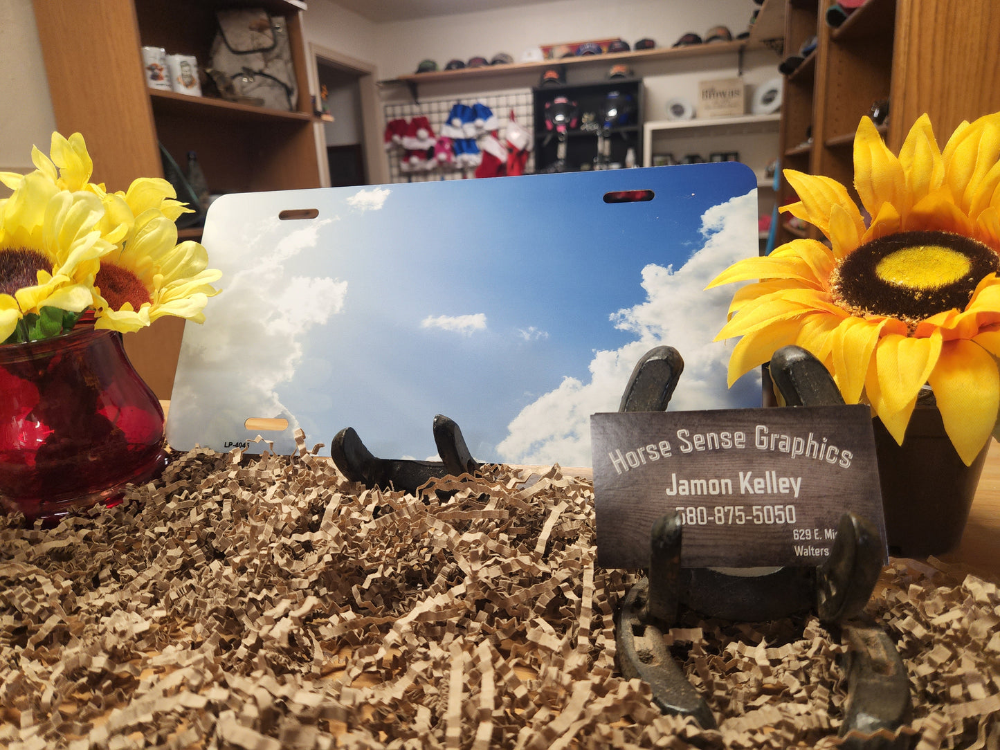 Cute designs on plates ready for a logo, name or brand of your choice