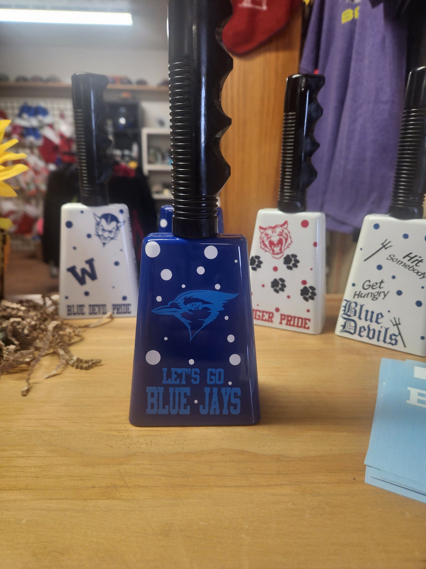 spirit Cowbell Geronimo bluejays