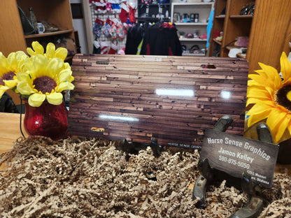 Rustic Wood Plates