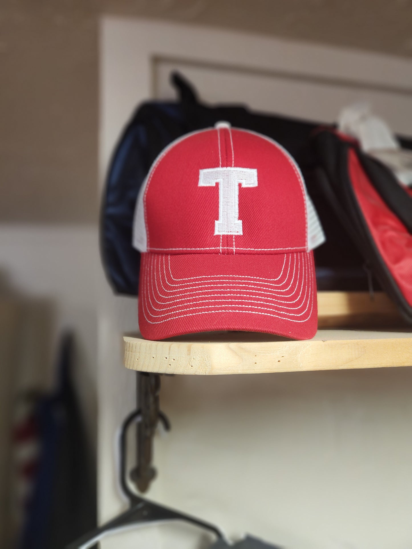 School Letter/mascot hats