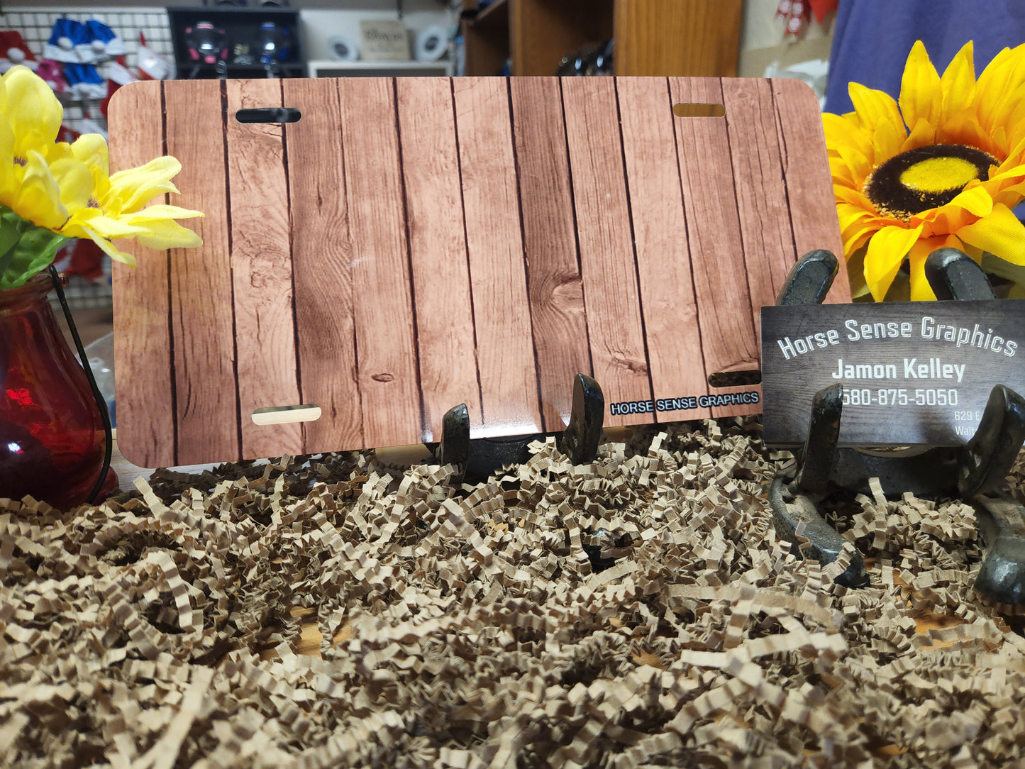 LICENSE PLATES READY FOR LOGO, NAME OR BRAND!