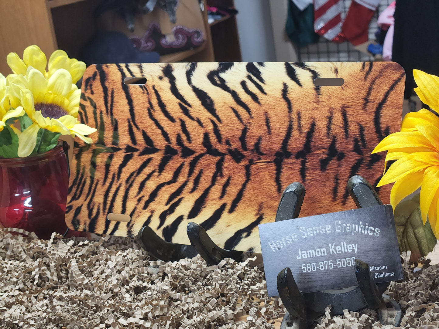 LICENSE PLATES READY FOR LOGO, NAME OR BRAND!