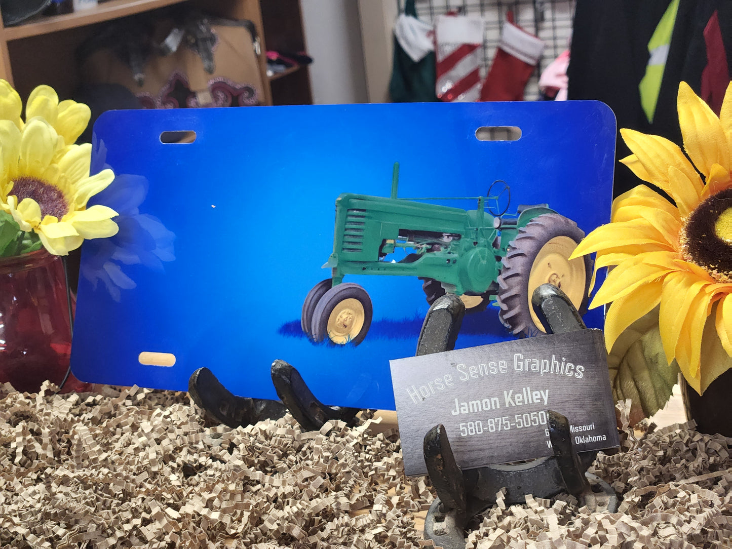 Country and Western plates ready for a name or brand!