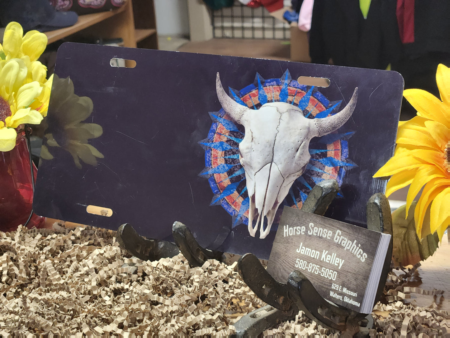 Country and Western plates ready for a name or brand!