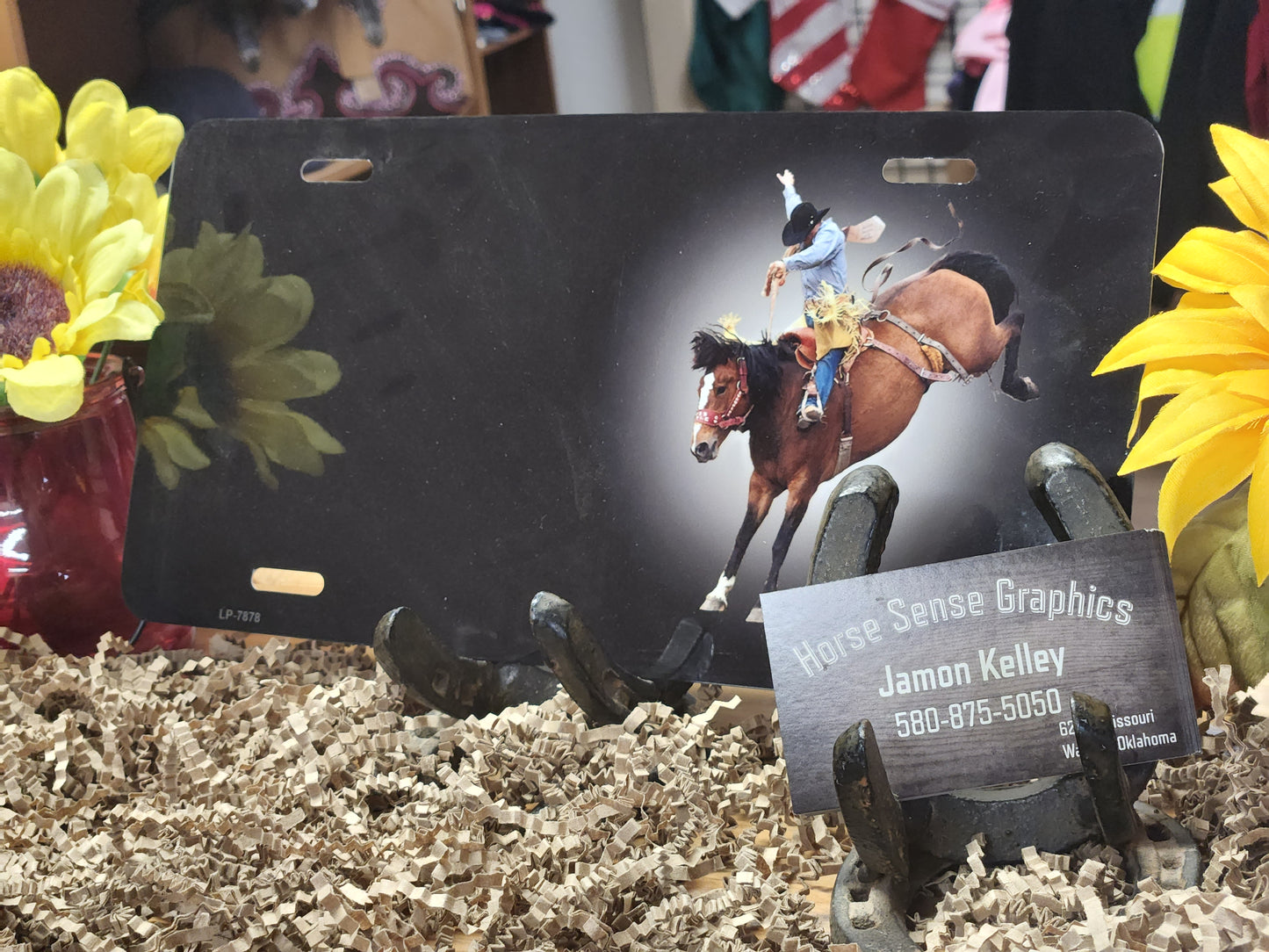 Country and Western plates ready for a name or brand!