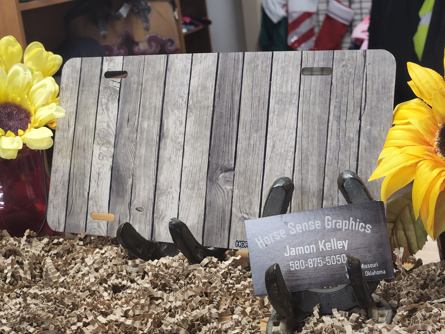 LICENSE PLATES READY FOR LOGO, NAME OR BRAND!