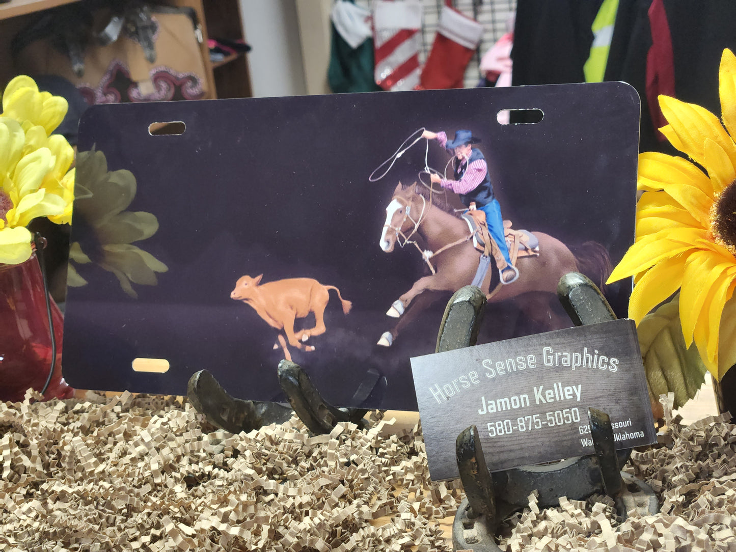 Country and Western plates ready for a name or brand!