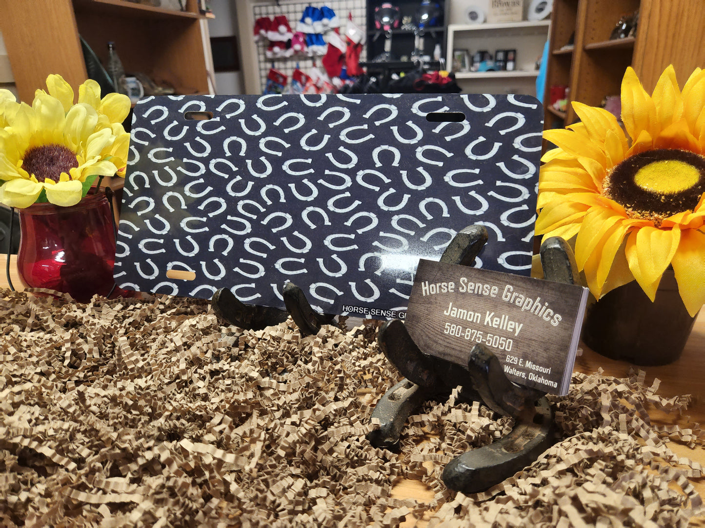 LICENSE PLATES READY FOR LOGO, NAME OR BRAND!