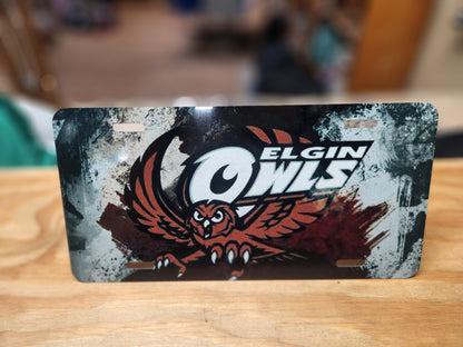 License plates of Local schools.