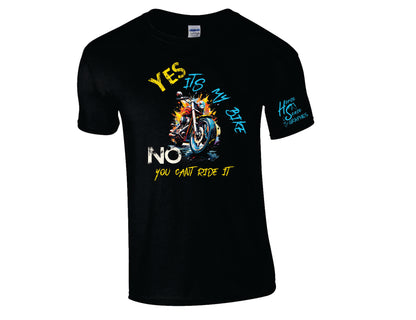 Yes its my Bike. No. You cant ride it.